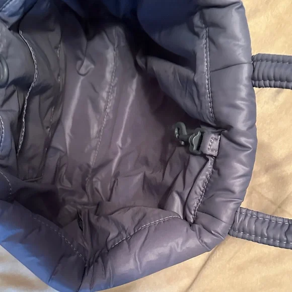 Michael Kors Quilted Navy Puffer Tote - Picture 4 of 7